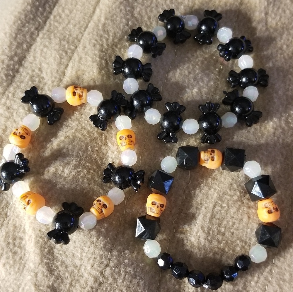 Halloween bracelets (includes 3)